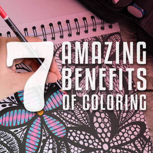 Benefits of Stress Relieving Adult Coloring Books