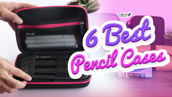 Standing Pencil Case Large Capacity Pen Bag, Multi-Layer Pen Pouch