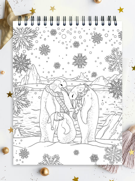 Winter Wonderland Coloring Book - Live Your Life in Color Series