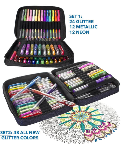  ColorIt Gel Pens For Adult Coloring Books 192 Pack