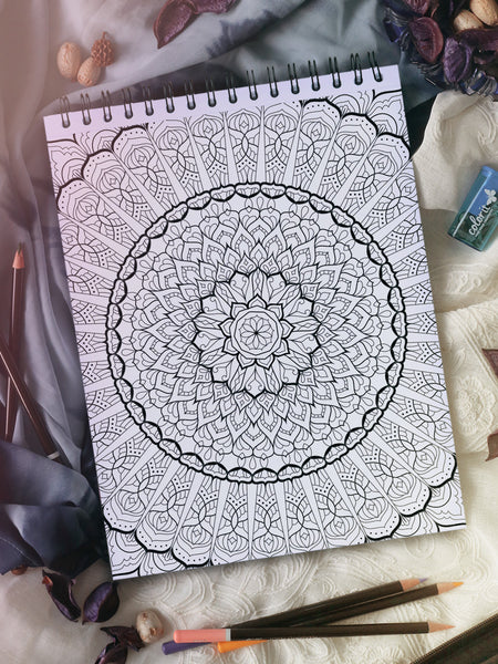 DIY Mandala Coloring Pattern - Color Your World - Create Your Own