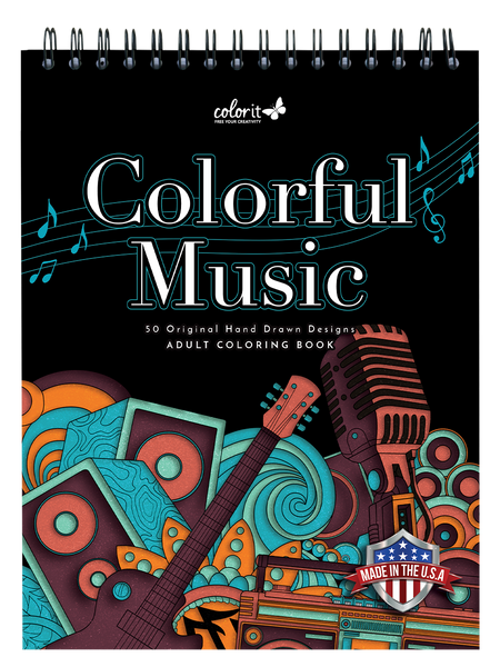  ColorIt Colorful Novels Adult Coloring Book to Relieve