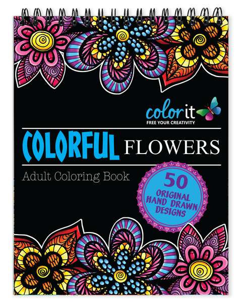 ColorIt Dreamland Coloring Book for Adults - Love and Hate Cover