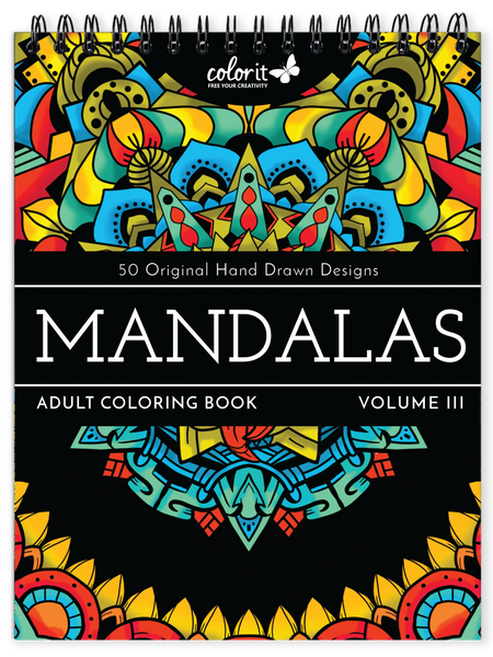 Mandala Adult Coloring Books Vol.3: Masterpiece Pattern and Design,  Meditation and Creativity 2017 (Paperback)