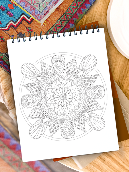 12 Mini Mandalas Printable Coloring Pages Adult Coloring Book Simple  Mandala Designs Easy to Color Mandalas Digital Artwork 