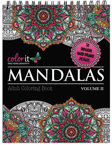 ColorIt Mandalas To Color, Volume VI Coloring Books for Adults