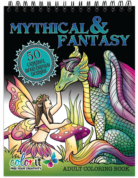 Fairies Coloring Book for Adults by Terbit Basuki – ColorIt