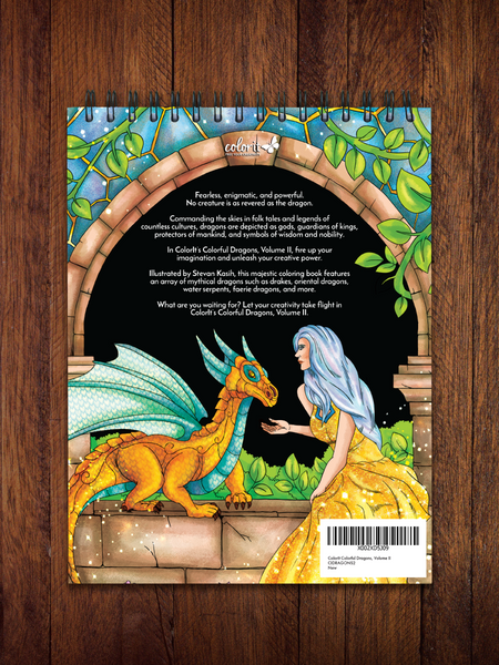 100 Flowers Dragon Coloring Book Adults Graphic by KDP PRO DESIGN ·  Creative Fabrica