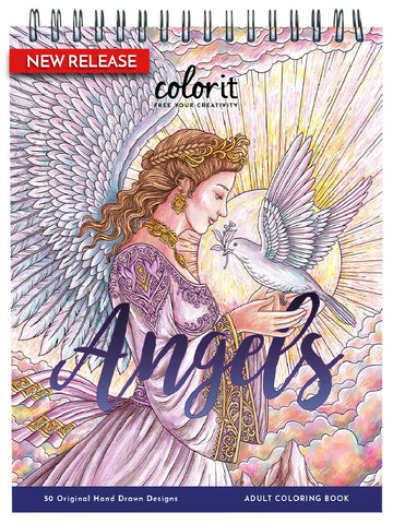 ColorIt Angels Adult Coloring Book