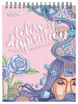 ColorIt Colors of Inspiration, Volume III: Remarkable Women Coloring Book for Adults Cover