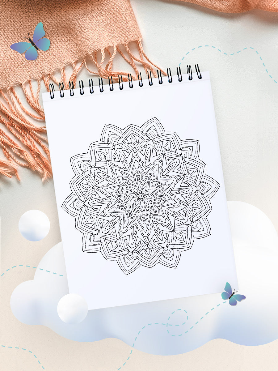 ColorIt Mandalas To Color, Volume IX Coloring Book for Adults Illustrated By Terbit Basuki