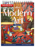 Modern Art, Volume II  adult coloring book 