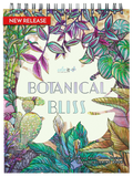 ColorIt Botanical Bliss Coloring Book for Adults Illustrated By Jackielou Pareja and Kring Demetrio