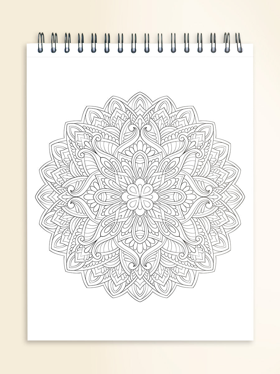 ColorIt Mandalas to Color Volume 6 adult coloring book - mandalas adult coloring books - sample illustration 3