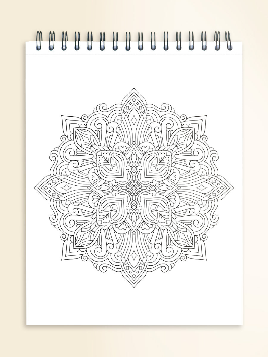 ColorIt Mandalas to Color Volume 6 adult coloring book - mandalas adult coloring books - sample illustration 5