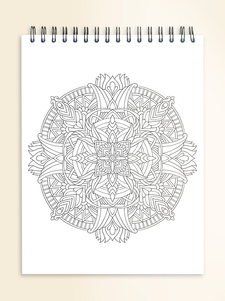 ColorIt Mandalas to Color Volume 6 adult coloring book - mandalas adult coloring books - sample illustration 6