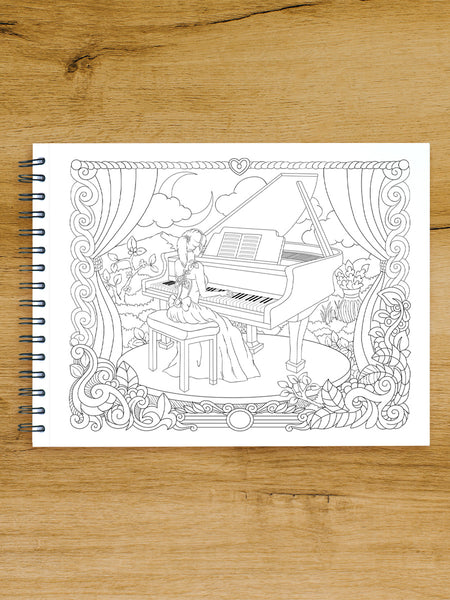 ColorIt Colorful Music Coloring Book - Create your symphony of color!