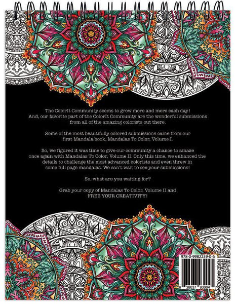 ColorIt Colorful Patterns, Volume II Adult Coloring Book Illustrated By  Terbit Basuki