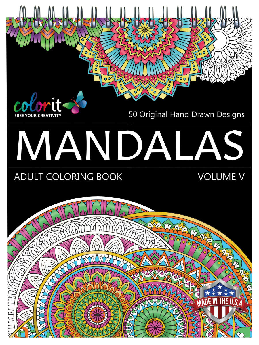 Mandala Adult Coloring Book: Beautiful Mandalas for Meditation, Stress  Relief and Adult Relaxation | Over 50 Designs of Relaxing Art to Color