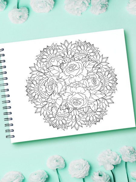 Flowers & Plants for Adults Who Color, Volume 2 - Live Your Life In Co –  Coloring Book Zone