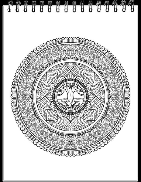Sawan 18 Plus Year Jubilating Mandala Colouring Book For Adults-2 With Tear  Out Sheets, For
